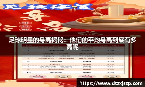 足球明星的身高揭秘：他们的平均身高到底有多高呢