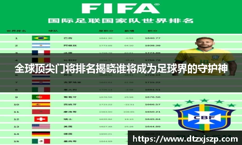 全球顶尖门将排名揭晓谁将成为足球界的守护神